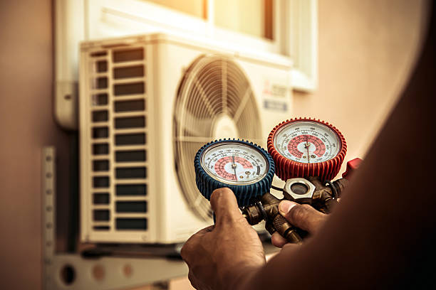 Professional Air Conditioning Service technician working in Ballentine, SC